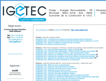 Tablet Screenshot of igetec.fr